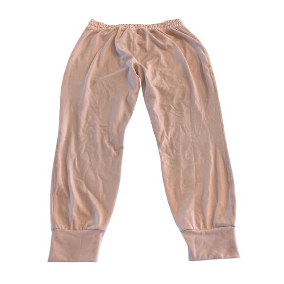 Beyond Yoga Heather Rib Street Jogger Pink Salmon Size Large - Picture 4 of 10